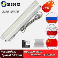 Hohe Präzision Fräsen Drehmaschine Schleifer DRO Linear Glas Skala 450mm-800mm TTL 5um 5VDC Gitter Lineal Encoder Sensor Verschiebung