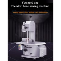 220V Automatic Bone Cutter Commercial Bone Sawing Cutting Machine Pork Ribs Frozen Pork Trotters Bone Steak Cutting Machine