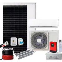 7000BTU household split DC 24v battery powered solar cell air conditioner, powered by solar panels, no grid required