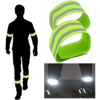 1-6Pairs Reflect Strap Walking Cycling Running Safety Reflector Tape Reflective Bands For Wrist Arm Ankle Leg High Visibility