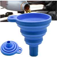 Engine Funnel Car Motorcyle Universal Silicone Liquid Funnel Washer Fluid Change Foldable Portable Auto Engine Oil Petrol