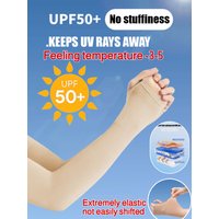 【UPF 50+】Ice Silk Ice Sleeve UV Protection Nonmarking Summer Arm Sleeve Outdoor Cycling Summer Sun Protection Essentials