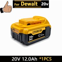 Li-Ion Battery Pack 20V 60V 6Ah 12Ah MAX for DeWALT DCB205 DCB206 DCB209 DCB182 DCB606 with Charger