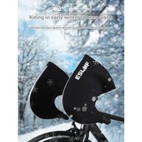 AliExpress NONE ESLNF Winter MTB Road Bike thickened Gloves Windproof Warm Cycling Hand Guards Cold Handlebar Gloves Riding Equipme
