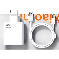 67W 6A Ultra Fast USB Charger for Xiaomi 9 10 11 12 13 14 Redmi Note 11T 12T 13 14 Pro POCO X3 X4 X5 Type C Rapid Charging Cable