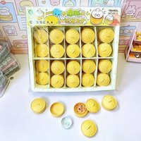 Crystal Mini Dumplings & Steamed Bun Squishy Set with Steamer Soft Pinch Stress Relief Sensory Fidget Toys Party Favors Gift