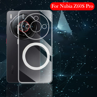 Magnetic Case For ZTE Nubia Z60s Pro Wireless Charging Back Cover for Z60S Pro 5g
