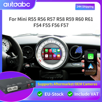 Dekoder bezprzewodowego systemu Carplay i Android Auto do samochodów BMW Mini Cooper NBT CIC R55 R56 R57 R58 R59 R60 R61, umożliwiający funkcje Airplay, Mirror Link i nawigację.