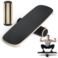 Holz-Balance-Board, rutschfeste Oberfläche, für Übungen, geeignet für Erwachsene und Anfänger, verbessern Sie Ihre Surf- und Skate-Balance-Fähigkeiten