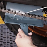 18X21 cm Bike Chain Oil Applicator Foldable No-Splatter Chain Baffle Oil Guard for Motorcycle Bicycle Cycling Tool Accessories