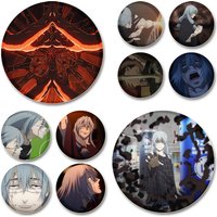 44/58mm Mahito Anime Character Badge Cartoon Comic Cosplay Enamel Pins Handmade Exquisite Brooches for Backpack Clothes Jewelry