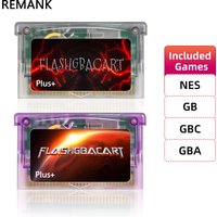 REMANK V1.5 Flash GBA Cart FLASHGBACART 100+Retro Game RTC 1M Flash NES V1.5 with GBA GBC GB NES Compatible DS