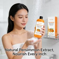 Persimmon Body Wash Mild Cleansing Exfoliating Nourishing Dry Skin Oil Control Improving Pigmentation for Men & Women Shower Gel