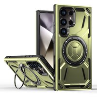 Armor Shockproof Magnet Case for Samsung Galaxy S26 S25 FE S24 S23 S22 Plus Ultra Cover Mag-safe Charge Ring Stand Holder Shell