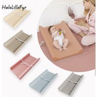 Tragbare Baby-Wickelunterlage für Neugeborene, Wickeltisch mit Sicherheitsgurt, abwischbare weiche Säuglings-Stillmatte, Babysachen