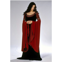Arwen Red Dress Costume Queen Princess Elf Style Ball Gown Custom Made