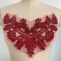 Neue Diamant-Strass-Applikationen zum Aufnähen für Hochzeits- und Abendgarderobe zur Dekoration
