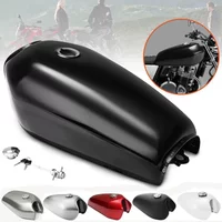 Durable General CG125 Motorcycle Retro Modified Fuel Tank Kit No Side Hole with Oil Switch Oil Cap