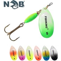 NGB Spinner Bait 4g/4.8g/7g 10g/14g Metal Spoon Lure With Treble Hook Hard Fishing Lure Fishing Tackle Bait