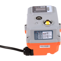 Intelligent 90 Degree Rotary Electric Actuator 24V 4-20mA DC 50Nm Torque Motorized Part Turn Ball Valve Valve