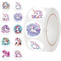 500Pcs Animal Unicorn Bookish Sticker Teacher Encouragement Student Reward Stationery Stickers Decoration Laptop Skateboard