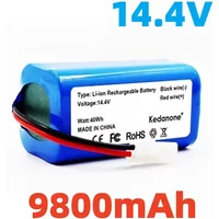 14.4V Li-ion Battery Pack for Xiaomi Mijia Essential G1 MJSTG1 Robot Vacuum Cleaner, SKV4136GL H18650CH R30 R35 4S1P 9800mAh