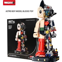 Astro-Boy Bausteine Spielzeug Woma Marken-Blockset Cartoon-Actionfigur Bewegliches Ziegelmodell Sammlerstück Geschenk DIY-Montage