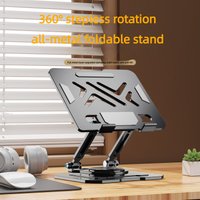 360° Rotatable Tablet Stand Adjustable Foldable Desktop Stand Holder Compatible for Ipad Pro/Air Tablet Holder Ipad Holder