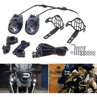 2X LED Motorcycle Fog Light Auxiliary Headlight Running Light For BMW R1200GS F800GS Motorcycle Parts