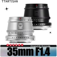 TTARTISAN APS-C 35mm F1.4 Großblenden-Kameraobjektiv für Humanitätsfotografie mit Sony E, Nikon Z, Fujifilm XF, Canon RF L, M43