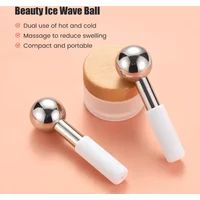Stainless Steel Ice Globes Cooling Facial Sticks Beauty Spa Skin Care Tools Fine Wrinkles Tighten Pores Reduce Puffiness