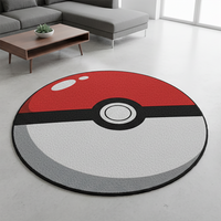 Anime Rug Pokémon Ball/Charizard/Kirby/Pikachu Rug/Carpet,Pet Mat,Soft Floor/Foot Mat,Soft Decorative Blanket,Game Mat image 4