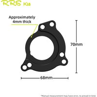 AliExpress rrskit Rrskit Bicycle Chain Guides Mountain Bike Single Disc Sprocket Guide Dh Soft Tail Chain Guard Ultralight 32t-38t Frame Guard