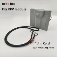Fits FPV Module Shockproof Hard Case for DJI Neo 2, 3D Printed Waterproof Custom Storage Box for Drone & Accessories