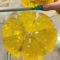 Stress Relief Toy Squishy Honey Cheese Transparent Squeeze Toy Slow Rebound Decompression Desk Toy Fidgets Toys Gi