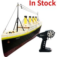 In Stock Titanic Remote Control Ship Cruise Ship Water Toy Model DIY Assembly Electric Toy