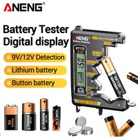 Battery Tester for all Batteries Lithium 18650 Capacity Indicator ANENG BT173 Handheld Analyzer Voltage Meter Electrician Tools