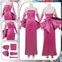 Monroe Cosplay Fantasia Women Costume Movie Blonde Dress Disguise for Women Female Dresses Role Play Halloween Carnival Suit