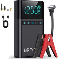 Starthilfe-Powerbank mit 150PSI Kompressor, Starthilfe-Gerät mit großem LCD-Bildschirm, 1500A Spitzenleistung Batterie-Starter-Powerbank für ALLE Benzin- und 8.0L Diesel-Fahrzeuge, LED-Licht,