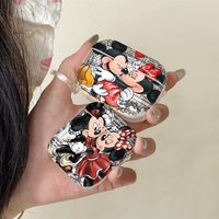 Lovely Mickeys Minnies New Translucent Silicone Case for Airpods 4 3 Pro 2 1 Wireless Earphone Headphone Pro2 Protective Covers