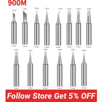 Handif 900M I IS K SK Series Pure Copper Soldering Iron Tip Electric Tin Tip for Soldering Iron Soldering Supplies