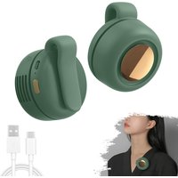 Hands Free Waist Clip Fan 900mAh 3 Speeds Bladeless USB Rechargeable Portable Personal Cooling for Outdoor Sport Travel