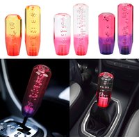 Pommeau de levier de vitesse à bulles en cristal Transparent, 10/15CM, accessoires universels pour voiture, Transmission manuelle