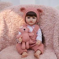 22 inch Creative Rebirth Doll Set, Newborn Baby Doll, Simulation Doll with Accessories, Birthday Gift, Christmas Gift