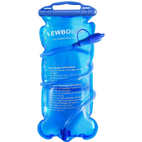 AliExpress NONE NEWBOLER 1L 1.5L 2L 3L Outdoor Sport Camping Water Bladder Running Sport Bike Soft Water Bottle Folding Soft Flask Water Bag