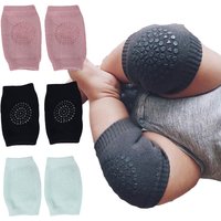 Soft Mesh Terry Baby Leg Warmers Toddler Kids Kneepad Protector Non-Slip Dispensing Safety Crawling Well Knee Pads For Child