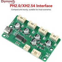 PH2.0 XH2.54MM USB Splitter Module DC 5V 1 To 4 Port USB 2.0 HUB Interface and Independent Power Supply