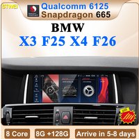 STWEI ID8 Qualcomm 8Core For BMW X3 X4 F25 F26 Car Video Player Android Auto Carplay System Car Multimedia Navigation Screen