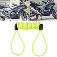 1Pcs 1.2M Disc Lock Reminder Minder Disk Cable Coil Motorcycle Scooter Security Wire Accessories Motorbike Scooter Security