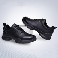 Men's Comfortable Breathable Soft Sole Running Shoes Outdoor Sports Fashion Black Casual Work Sneakers